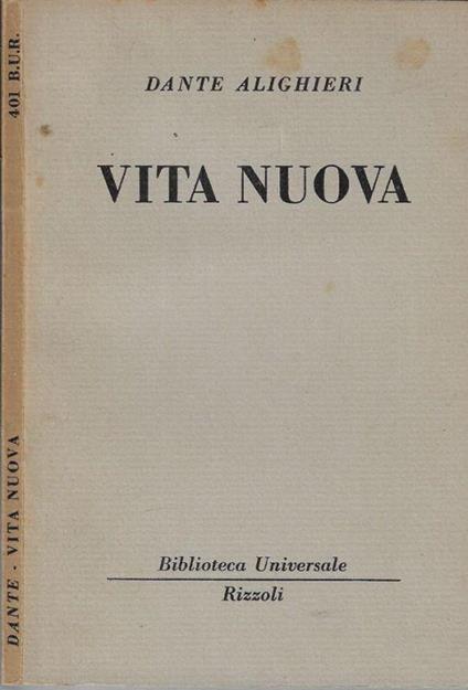 Vita Nuova - Dante Alighieri - copertina