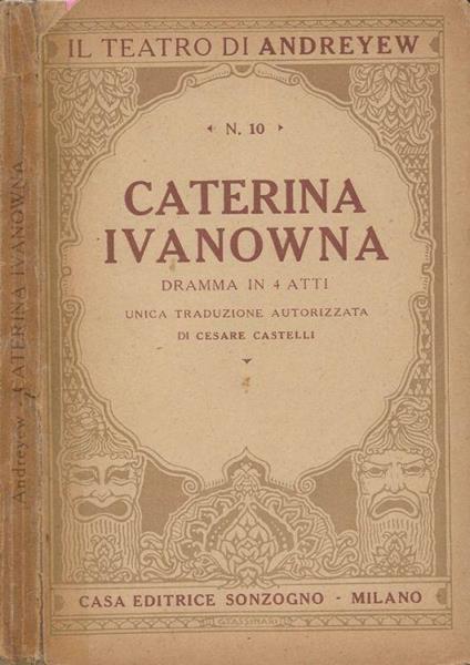 Caterina Ivanowna (Katarina Ivanowna) - Leonid Andreev - copertina