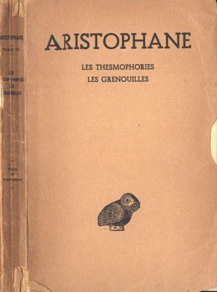 Les thesmophories - Les grenouilles - Aristofane - copertina