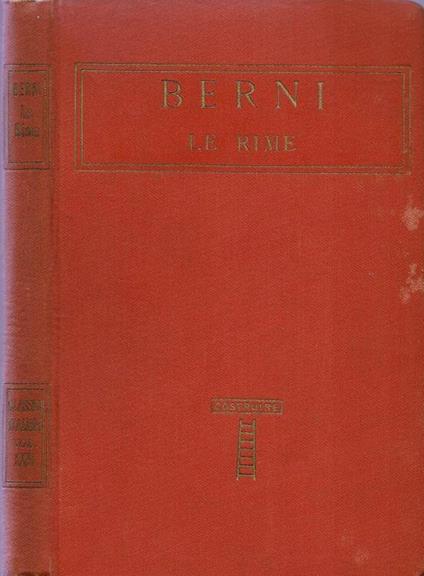 Le Rime - Francesco Berni - copertina
