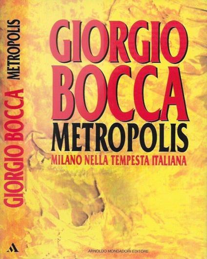 Metropolis - Giorgio Bocca - copertina