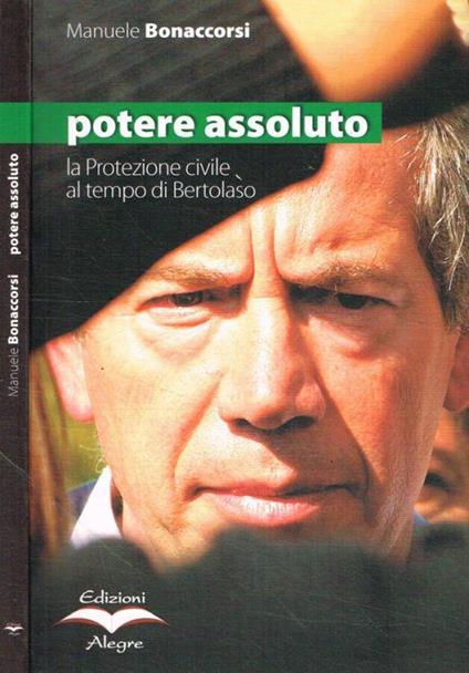 Potere assoluto - Manuele Bonaccorsi - copertina