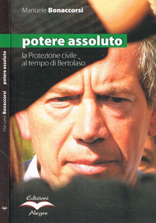 Potere assoluto - Manuele Bonaccorsi - copertina