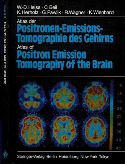 Atlas der Positronen - Emissions - Tomographie des Gehirns - W. Bruns - copertina