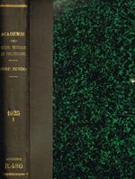 Seances et travaux de l'academie des sciences morales et politiques. 85 année, 1925, I semestre