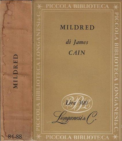 Mildred - James M. Cain - copertina