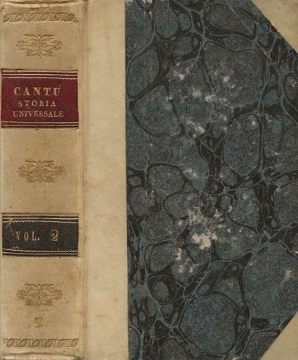 Storia Universale. Tomo II - Cesare Cantù - copertina