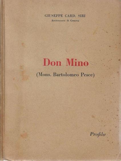 Don Mino - Giuseppe Card - copertina