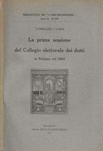 La prima sessione del Collegio elettorale dei dotti in Bologna nel 1802