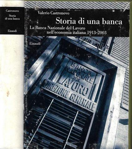 Storia di una banca - Valerio Castronovo - copertina