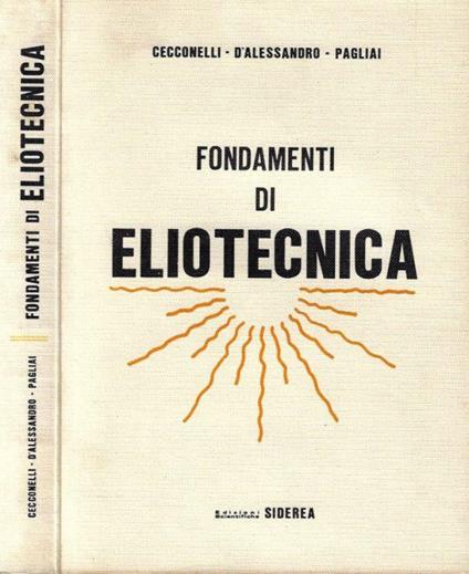 Fondamenti di Eliotecnica - Emanuela Cecconelli - copertina