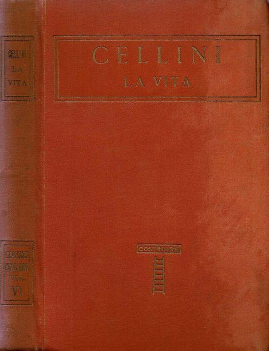 La vita - Benvenuto Cellini - copertina