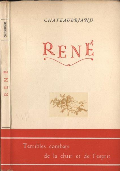 Renè - François-René de Chateaubriand - copertina