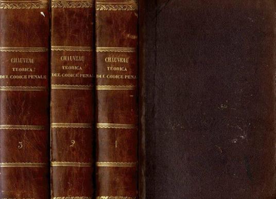 Teorica del Codice Penale - Adolphe Chauveau - copertina
