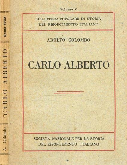 Carlo Alberto - Adolfo Colombo - copertina