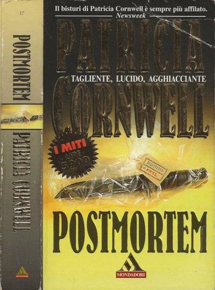 Postmortem - Patricia D. Cornwell - copertina
