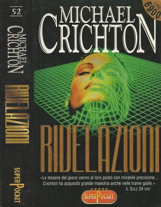 Rivelazioni - Michael Crichton - copertina