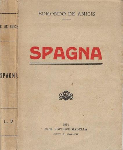 Spagna - Edmondo De Amicis - copertina