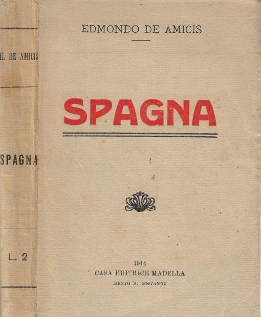 Spagna - Edmondo De Amicis - copertina