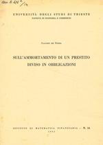 Sull'ammortamento di un prestito diviso in obbligazioni