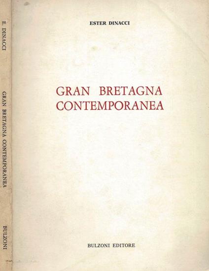Gran Bretagna contemporanea - Ester Dinacci - copertina