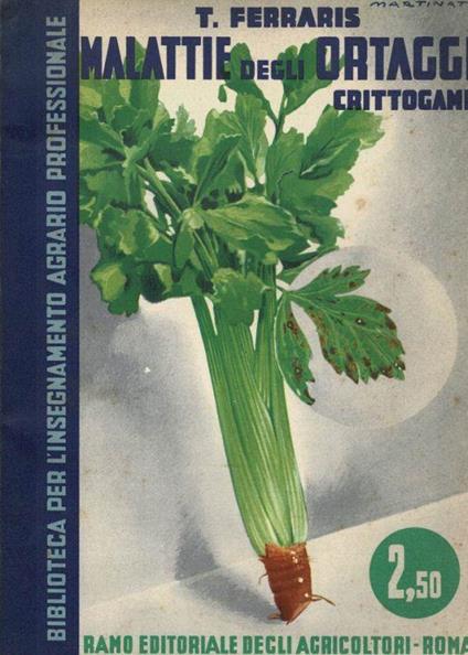 Malattie degli ortaggi - Teodoro Ferraris - copertina