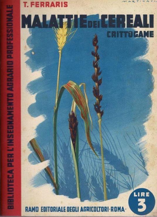 Malattie dei cereali - Teodoro Ferraris - copertina