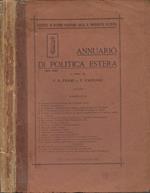 Annuario di Politica Estera 1923-1925
