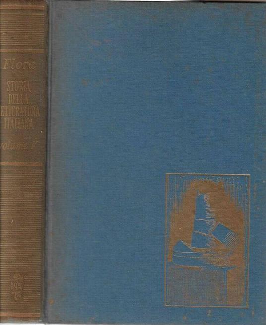 Storia della letteratura italiana Volume V - Francesco Flora - copertina