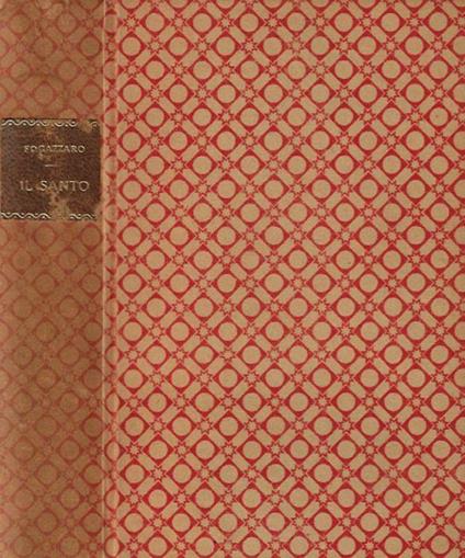 Il santo - Antonio Fogazzaro - copertina