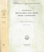 Rendiconto dell'accademia delle scienze fisiche e matematiche serie IV, vol.XLII, anno CXIV, gennaio-dicembre 1976