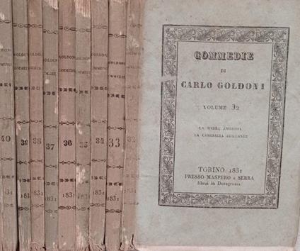 Commedie - Carlo Goldoni - copertina