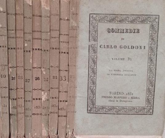 Commedie - Carlo Goldoni - copertina