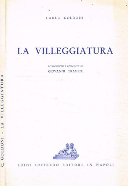 La villeggiatura - Carlo Goldoni - copertina