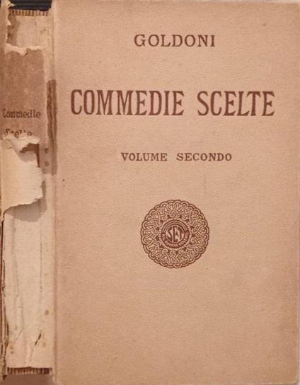 Commedie scelte Vol. II - Carlo Goldoni - copertina