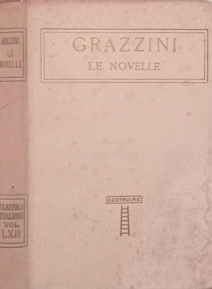 Le Novelle - Francesco Grazzini - copertina