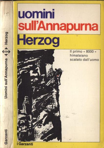 Uomini sull' Annapurna - Maurice Herzog - copertina
