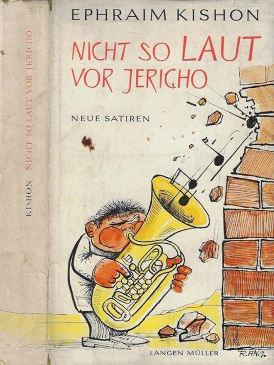 Nicht so laut vor Jericho - Ephraim Kishon - copertina