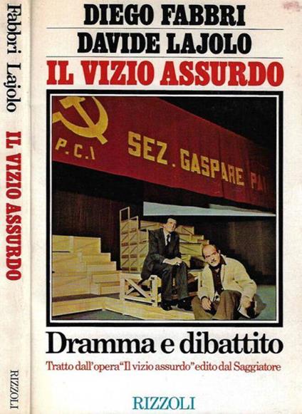 Il vizio assurdo - Davide Lajolo - copertina