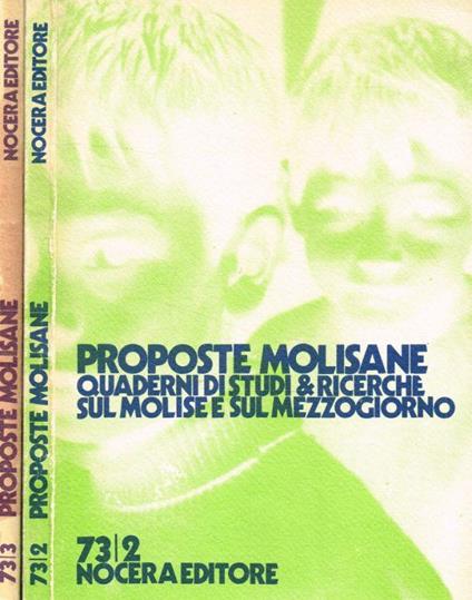 Proposte molisane. Quaderni di studi & ricerche sul Molise e sul Mezzogiorno. N.2 e 3, 1973 - Norberto Lombardi - copertina