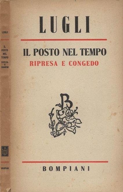 Il posto nel tempo - Vittorio Lugli - copertina