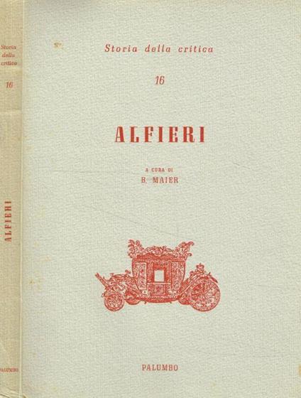 Alfieri - Bruno Maier - copertina
