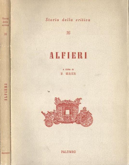 Alfieri - Bruno Maier - copertina