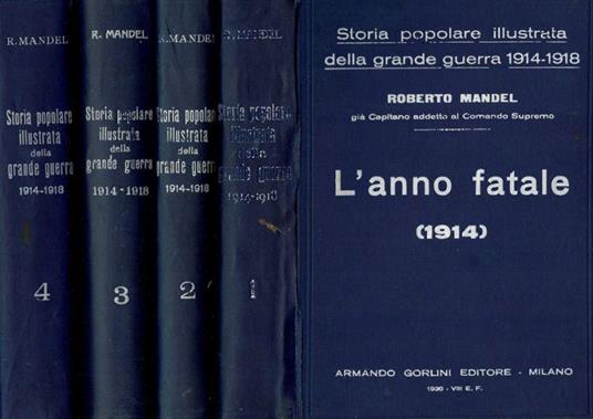 Storia popolare illustrata della Grande Guerra - Roberto Mandel - copertina