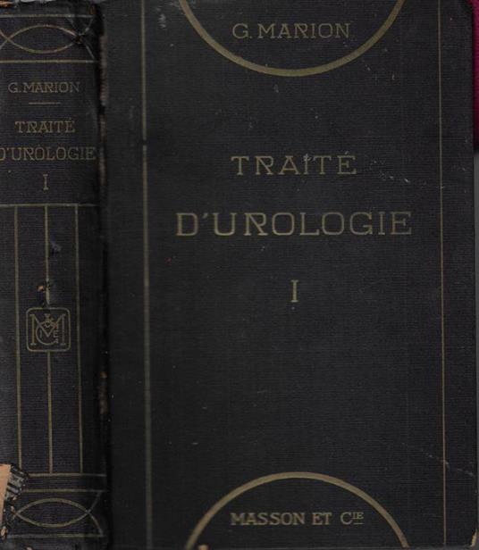 Traité d'urologie Vol. I - G. Marino - copertina