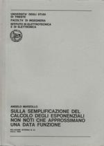 Sulla semplificazione del calcolo degli esponenziali non noti che approssimano una data funzione