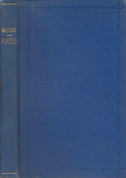 Poesie - Guido Mazzoni - copertina