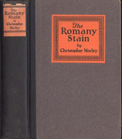 The Romany stain - Christopher Morley - copertina