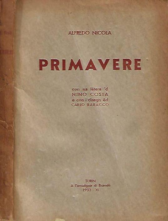 Primavere - Alfredo Nicola - copertina