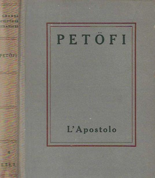 L' Apostolo - Alessandro Petofi - copertina